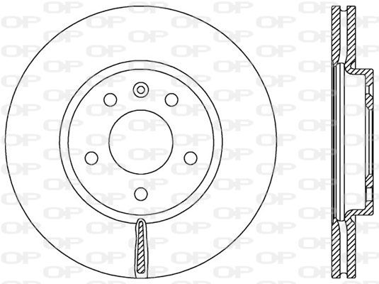 OPEN PARTS Bremžu diski BDA2536.20